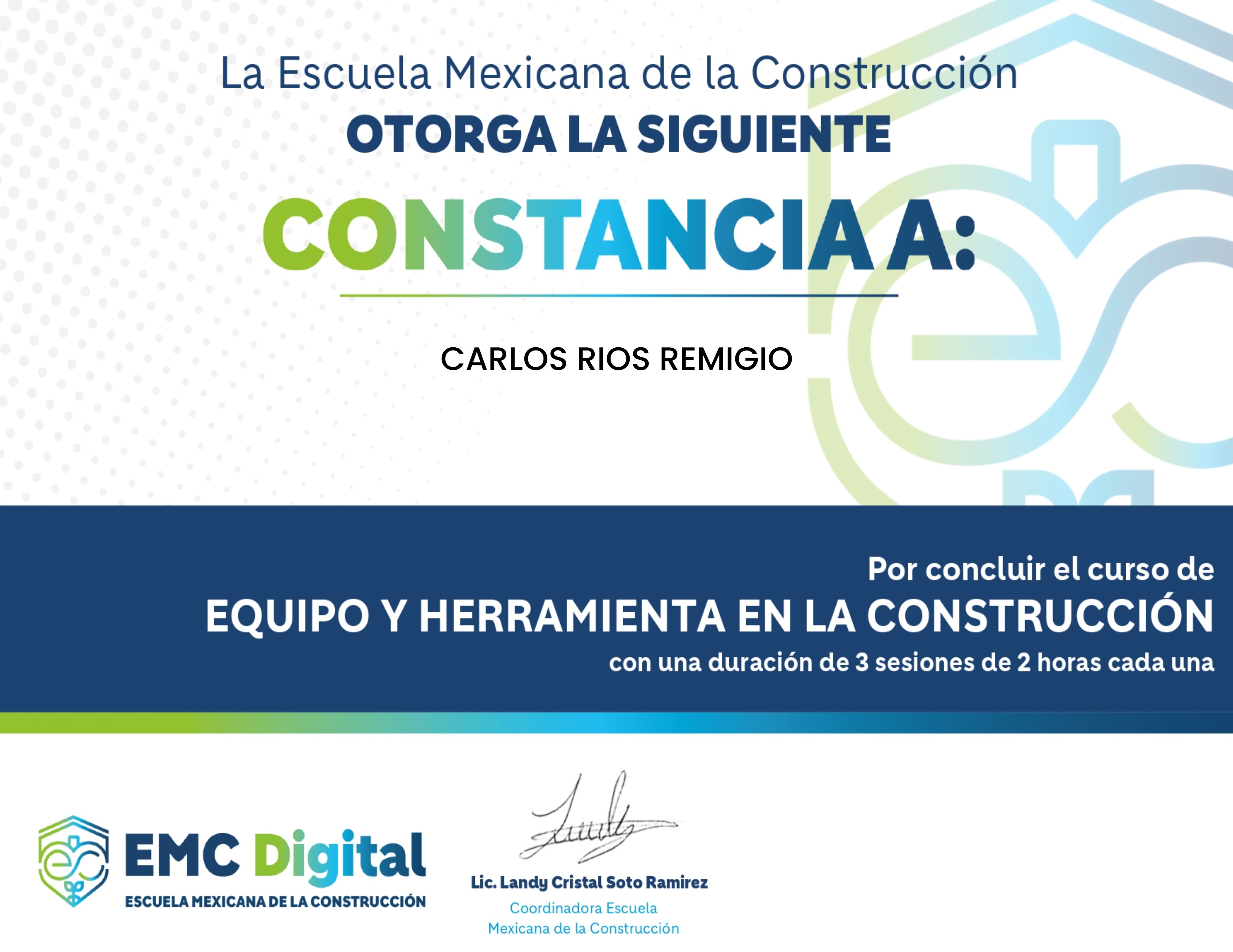 Equipo y herramienta en la construcción